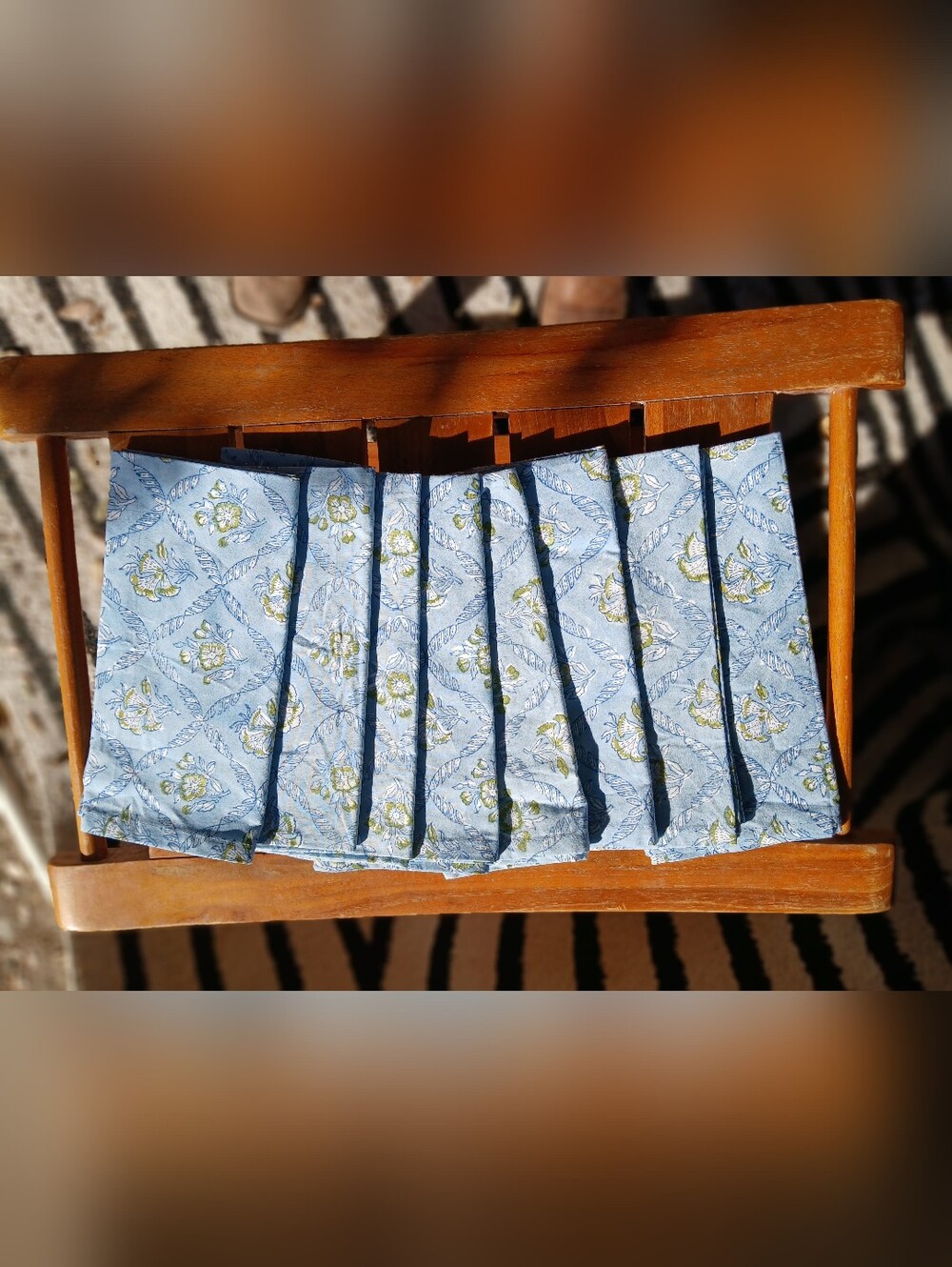 New Beautiful Linen Napkins Set Of 8